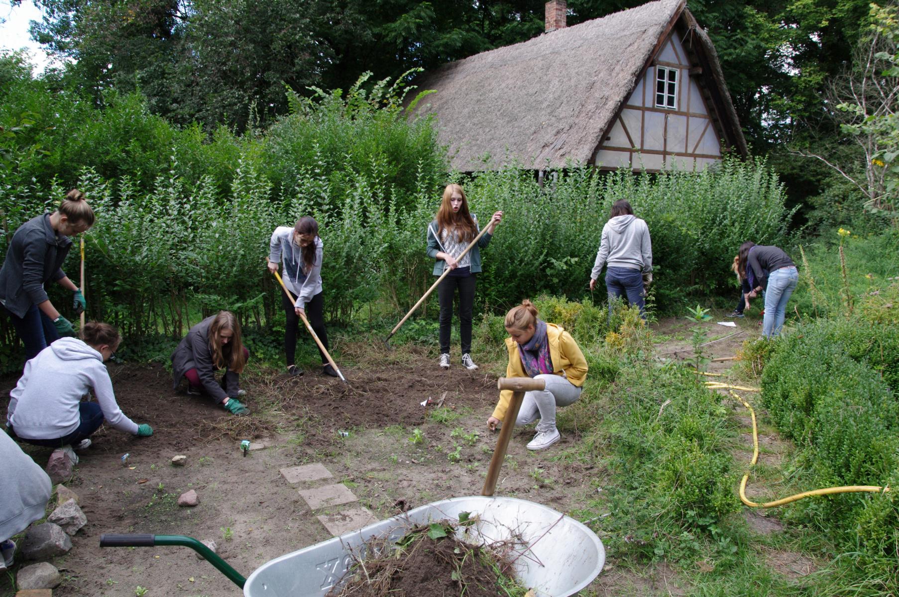 Arbeit im Garten